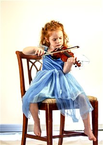 Girl Violin photo