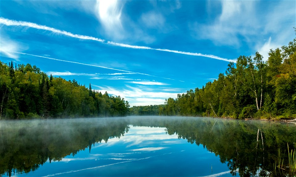 Lake Sky Clouds photo