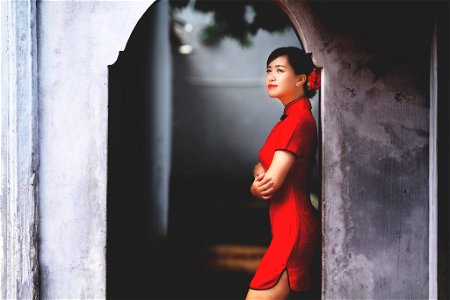 Woman Cheongsam photo