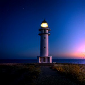 Lighthouse Nightfall photo