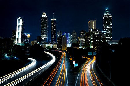 Atlanta Night Highway photo