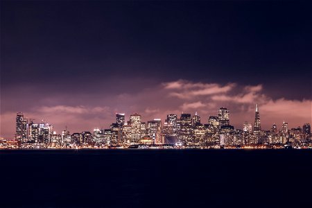 San Francisco Cityscape Night photo