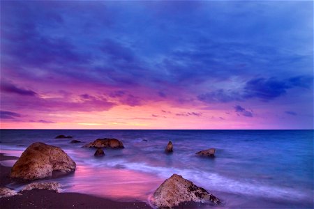 Beach Sea Sunset photo