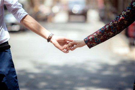 Couple Holding Hands