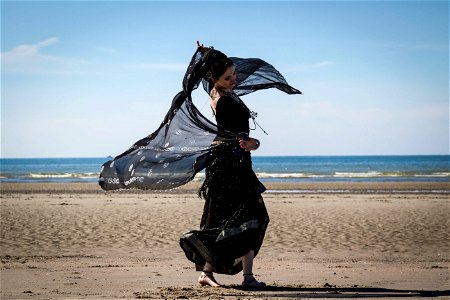 Dance Woman Sari photo