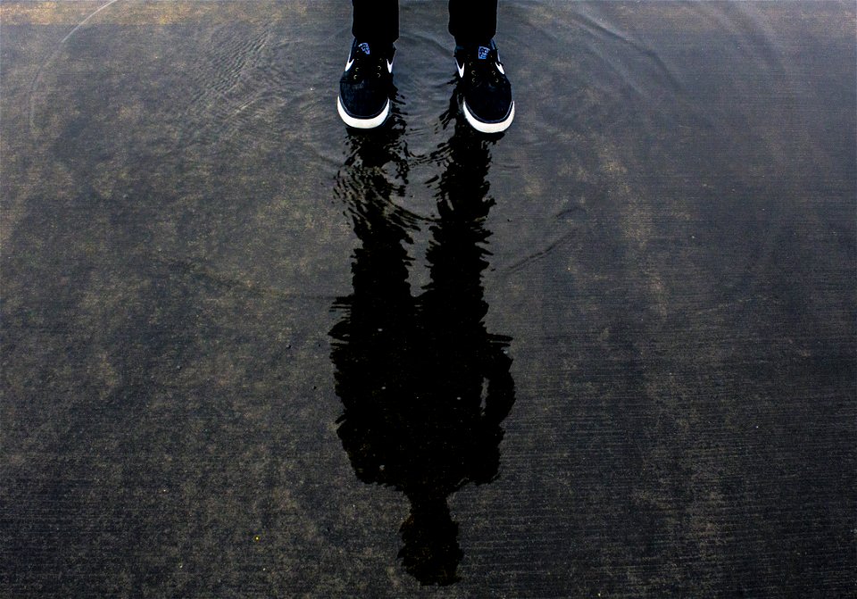 Shadow Feet Puddle