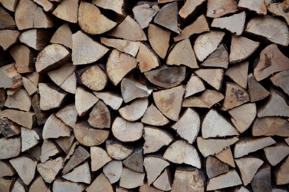 Stacked stacked up holzstapel