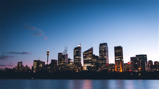 Cityscape Sydney Evening photo