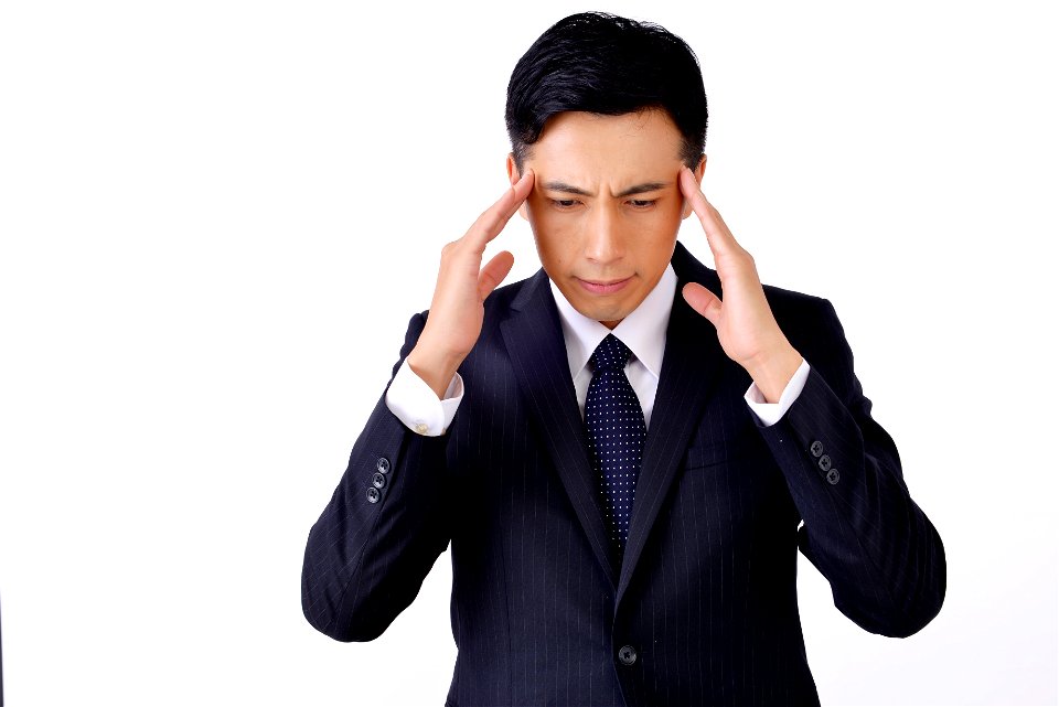 Businessman Headache