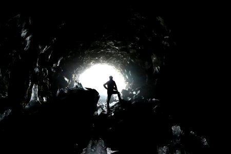 Cave Silhouette photo