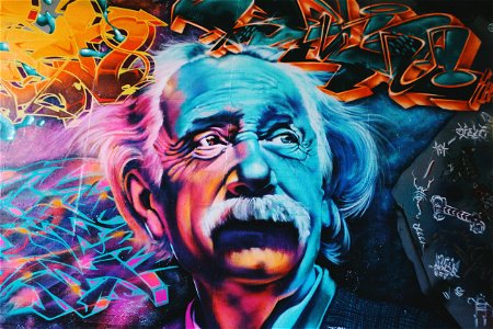Wall Art Albert Einstein photo