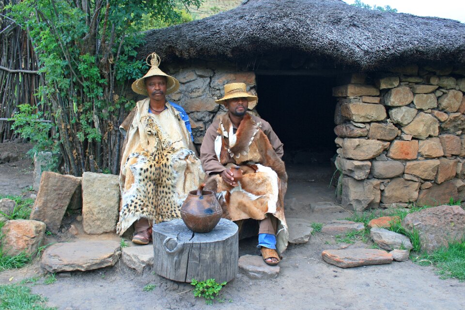 Ethnic basotho african