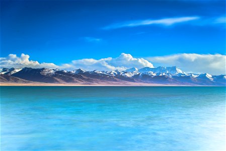 Namtso Nyenchen Tanglha Mountains photo