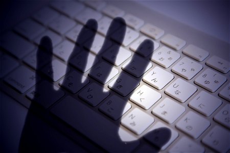 Cybercrime Keyboard Hand
