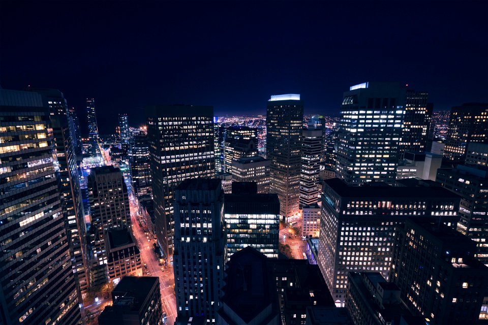 San Francisco Night Cityscape photo