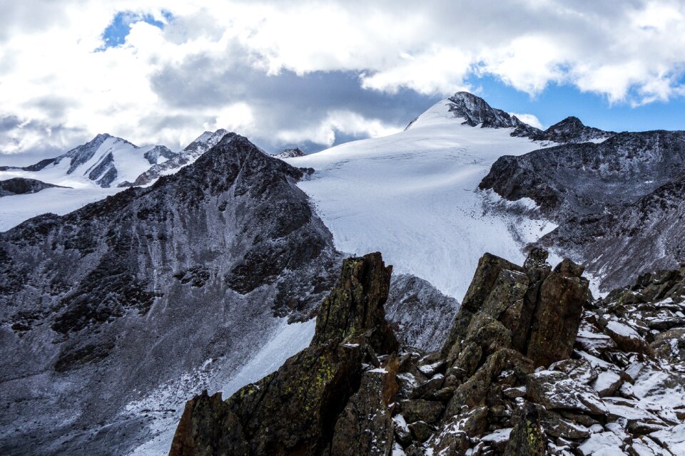 Glacier alps snow