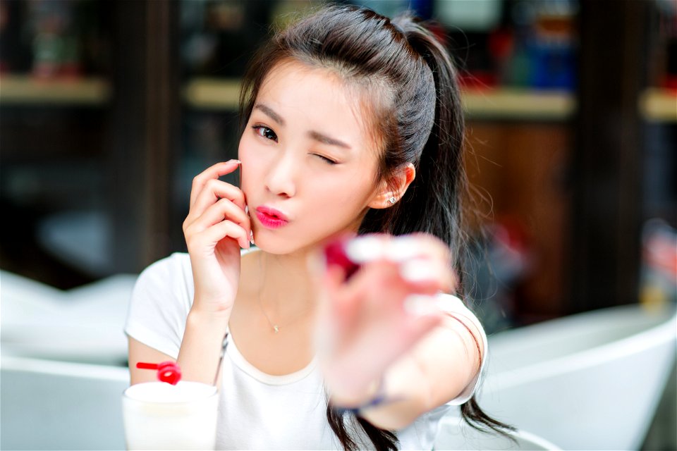 Woman Wink