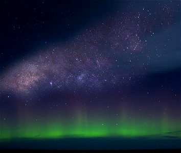 Milky Way Aurora photo