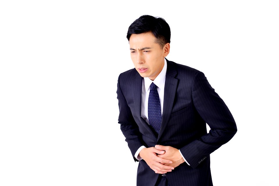 Businessman Stomachache