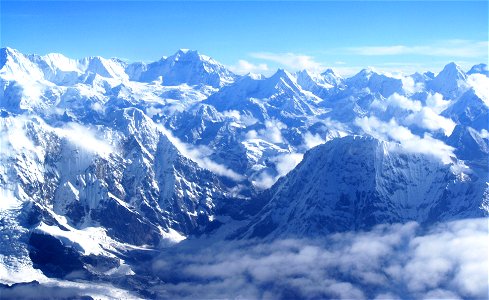 Himalayas Mountain Range photo