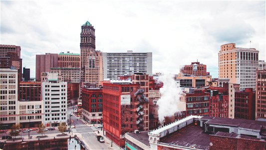 Cityscape Detroit photo