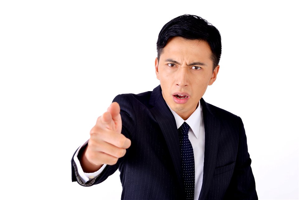Businessman Angry