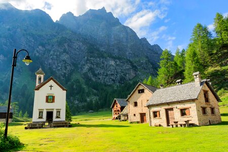 Outdoors building landscape