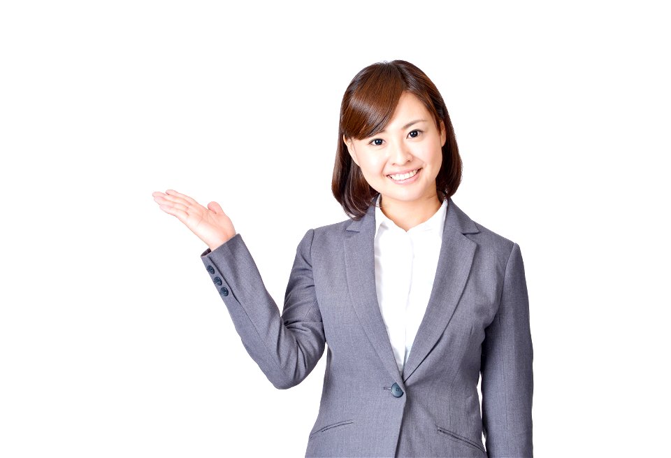 Businesswoman Introducing