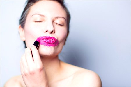 Woman Lipstick photo