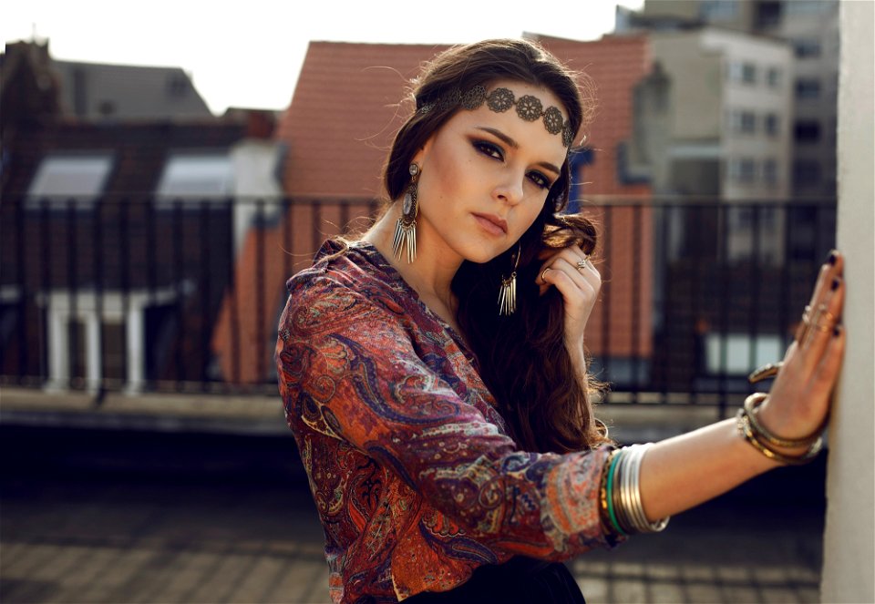 Woman Hippie Fashion