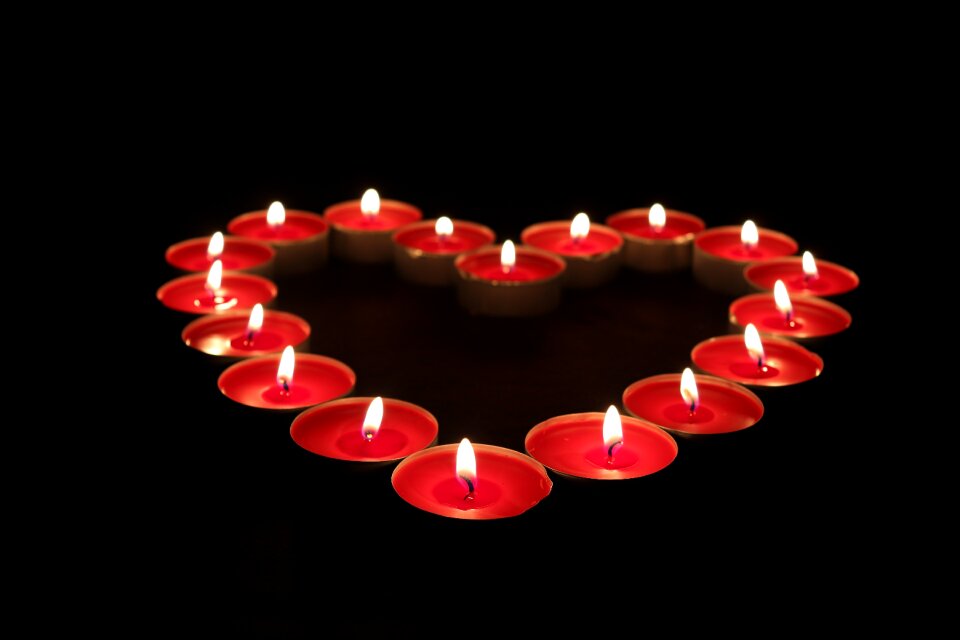 Romantic light flame