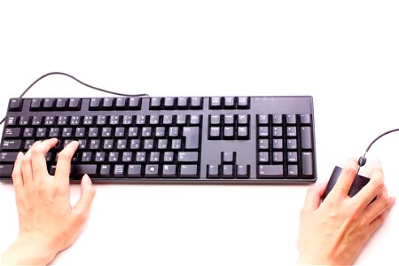 Hands Keyboard Mouse