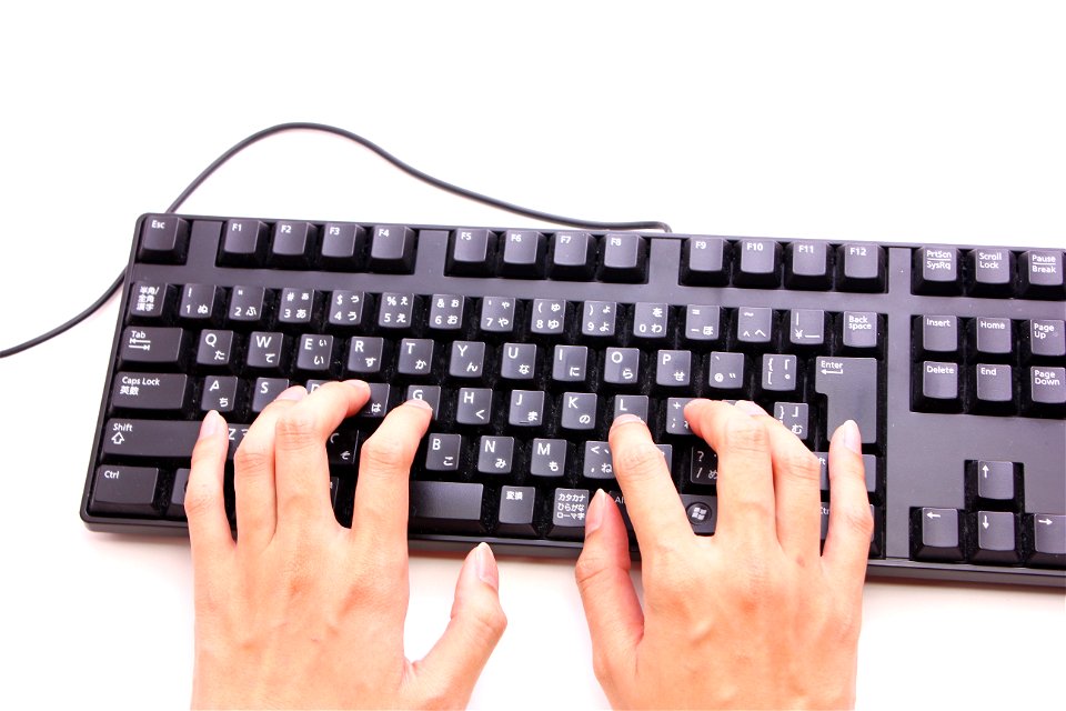 Hands Keyboard Typing