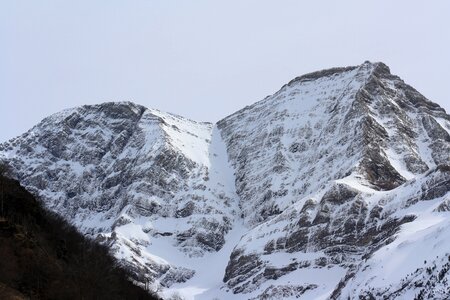 Winter landscape nature photo