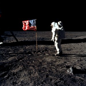 Astronaut Moon Landing photo