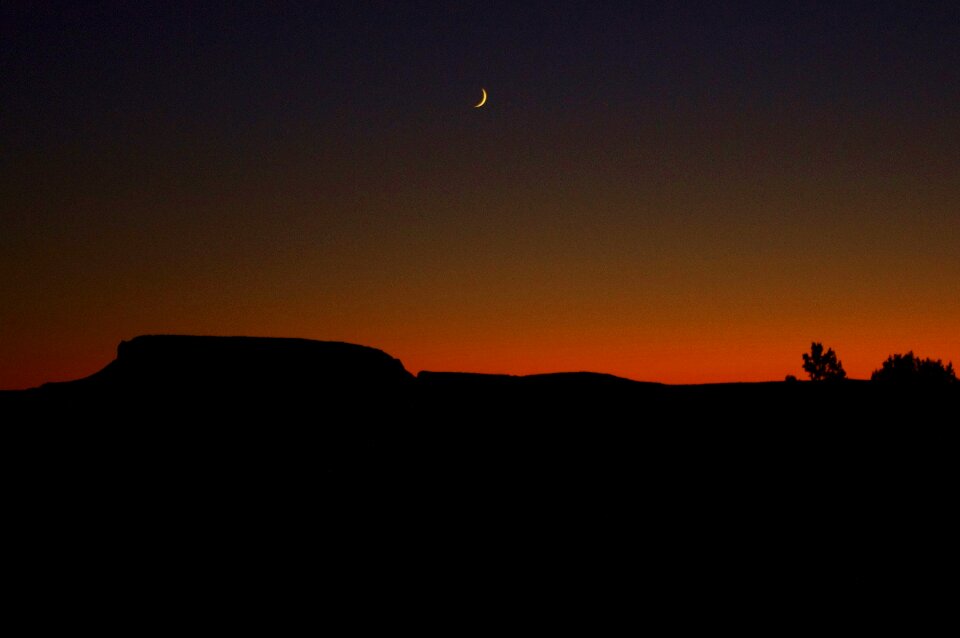 Afterglow mesa dusk