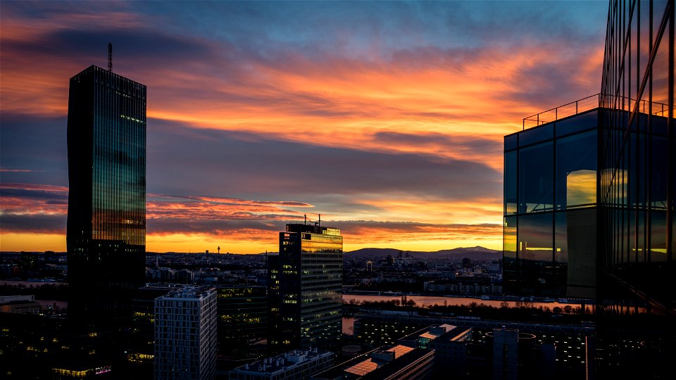 Cityscape Sunset photo