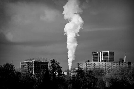 Urban pollution industry photo
