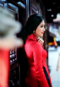 Woman Ao Dai photo