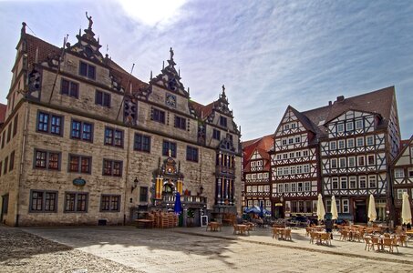 Town hall historic center architecture