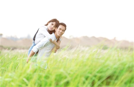 Couple Piggyback Ride