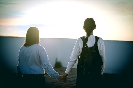 Girls Holding Hands