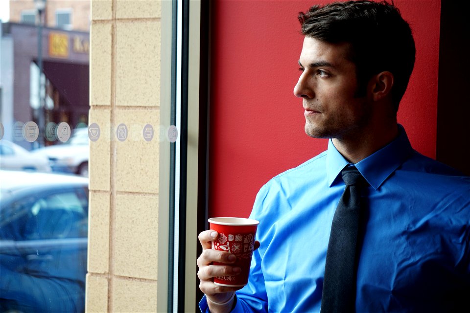Businessman Coffee Break