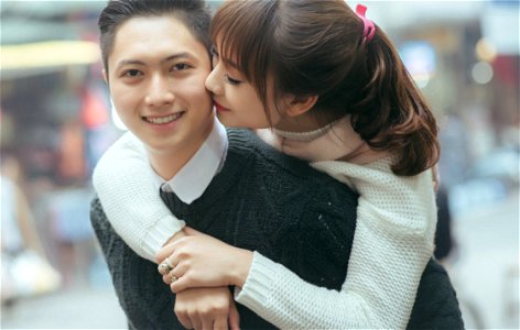 Couple Piggyback