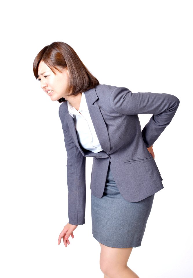Businesswoman Back Pain