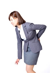 Businesswoman Back Pain