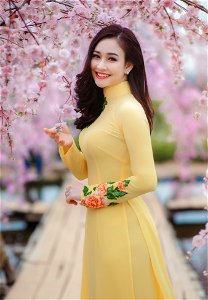 Woman Ao Dai photo