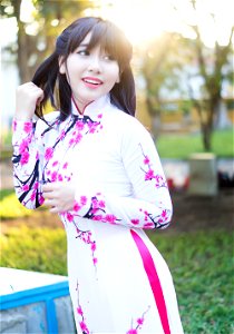 Woman Ao Dai photo