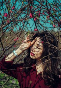 Woman Plum Blossoms