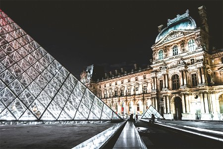 Louvre Museum Pyramid photo